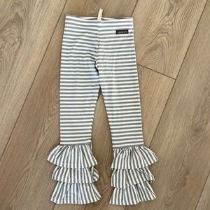 Matilda Jane Joanna Gaines Breathe Easy Benny Stripe Ruffle Pants